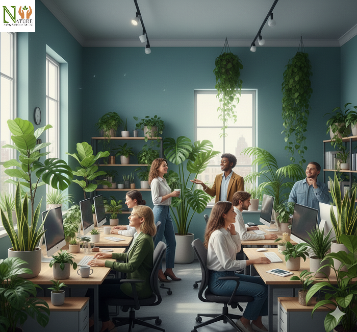 Indoor Plants on Air Quality and Employee Health